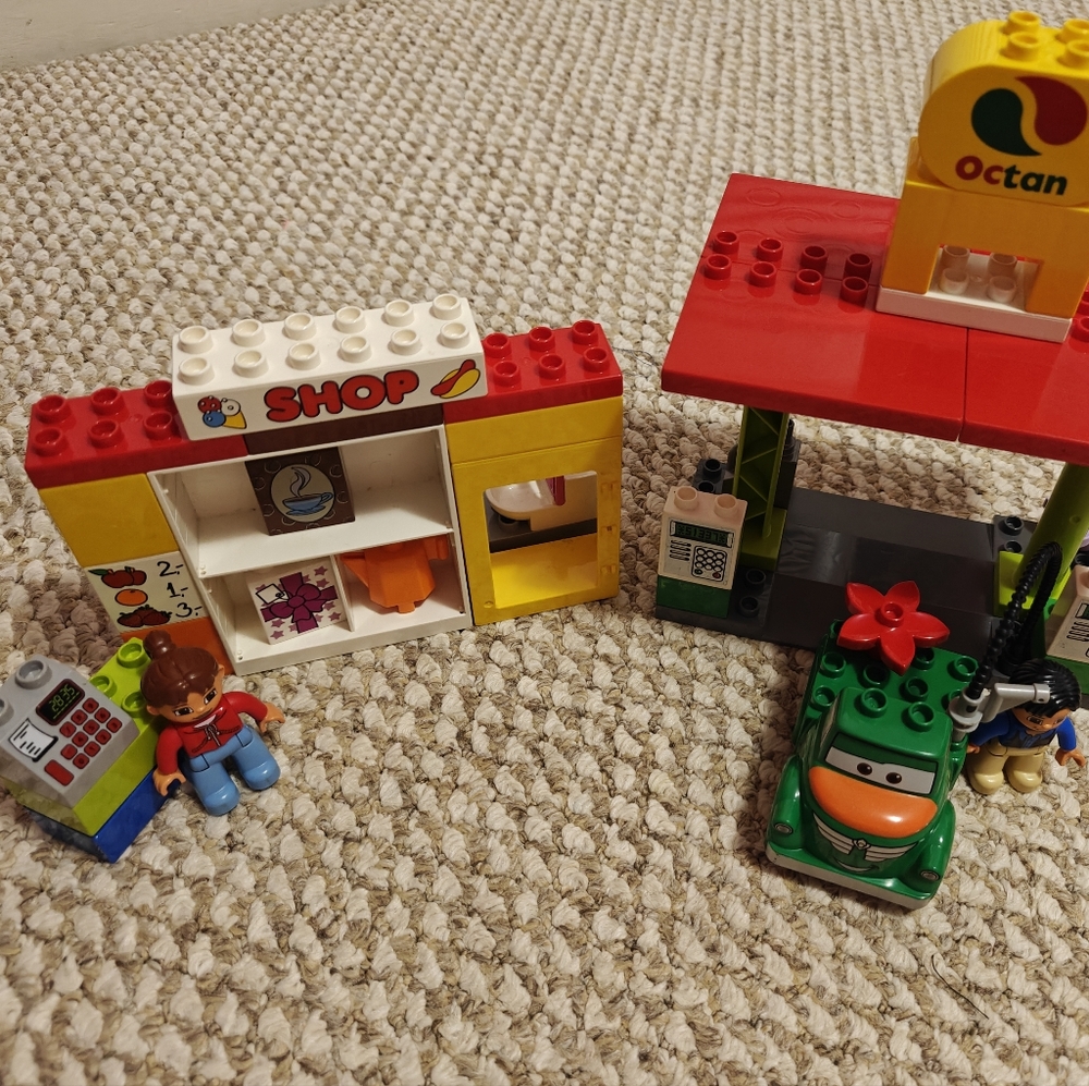 Lego Red and Building Blocks Toy Set